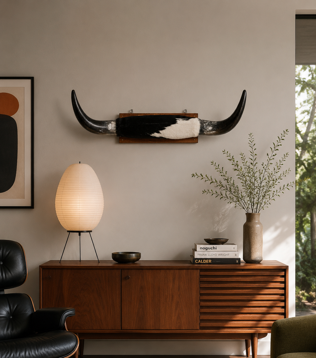 Bull Horns - Black/White