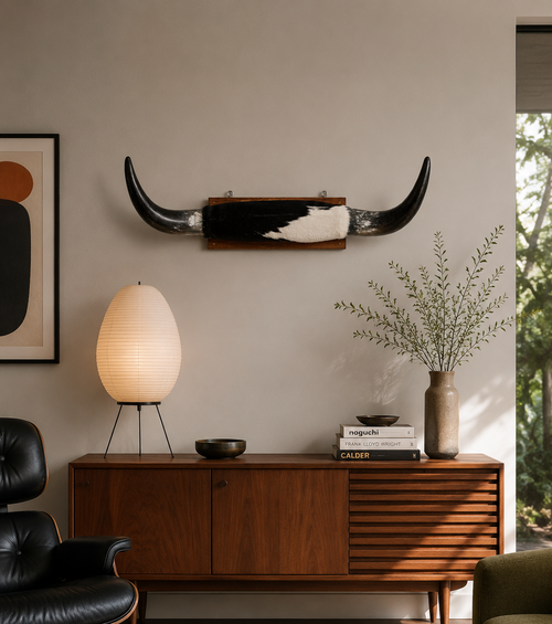 Bull Horns - Black/White